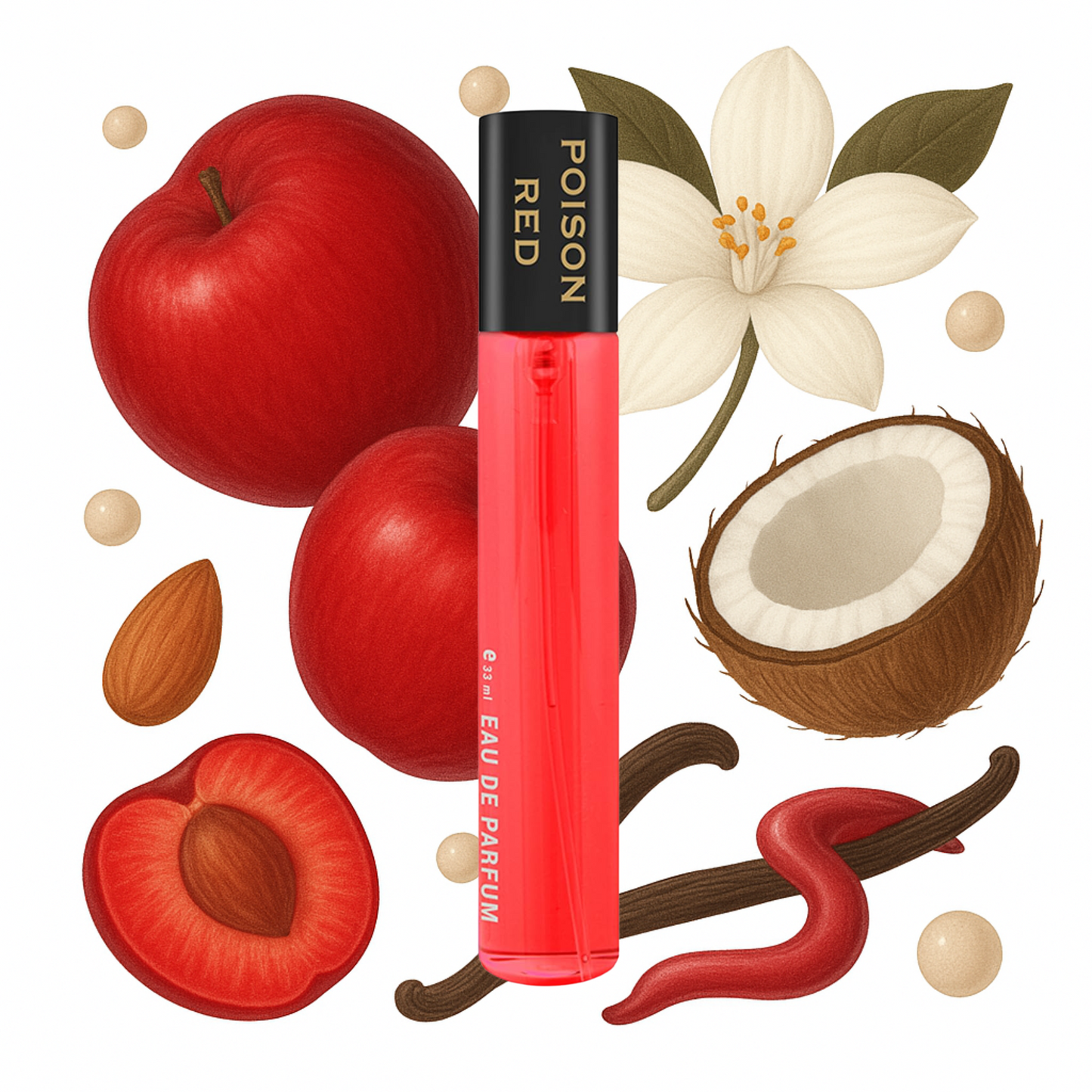 Damen Parfüm 33ml - POISON RED