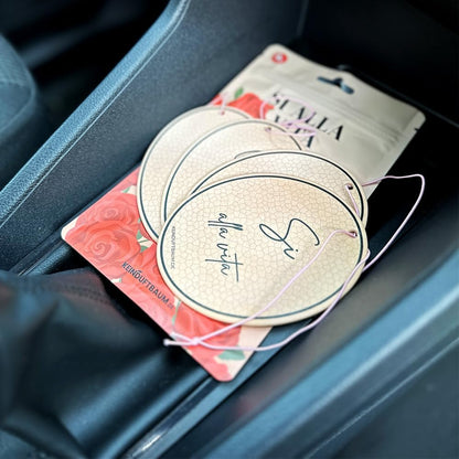 Auto Parfüm Anhänger - 4er Set (Si alla vita)